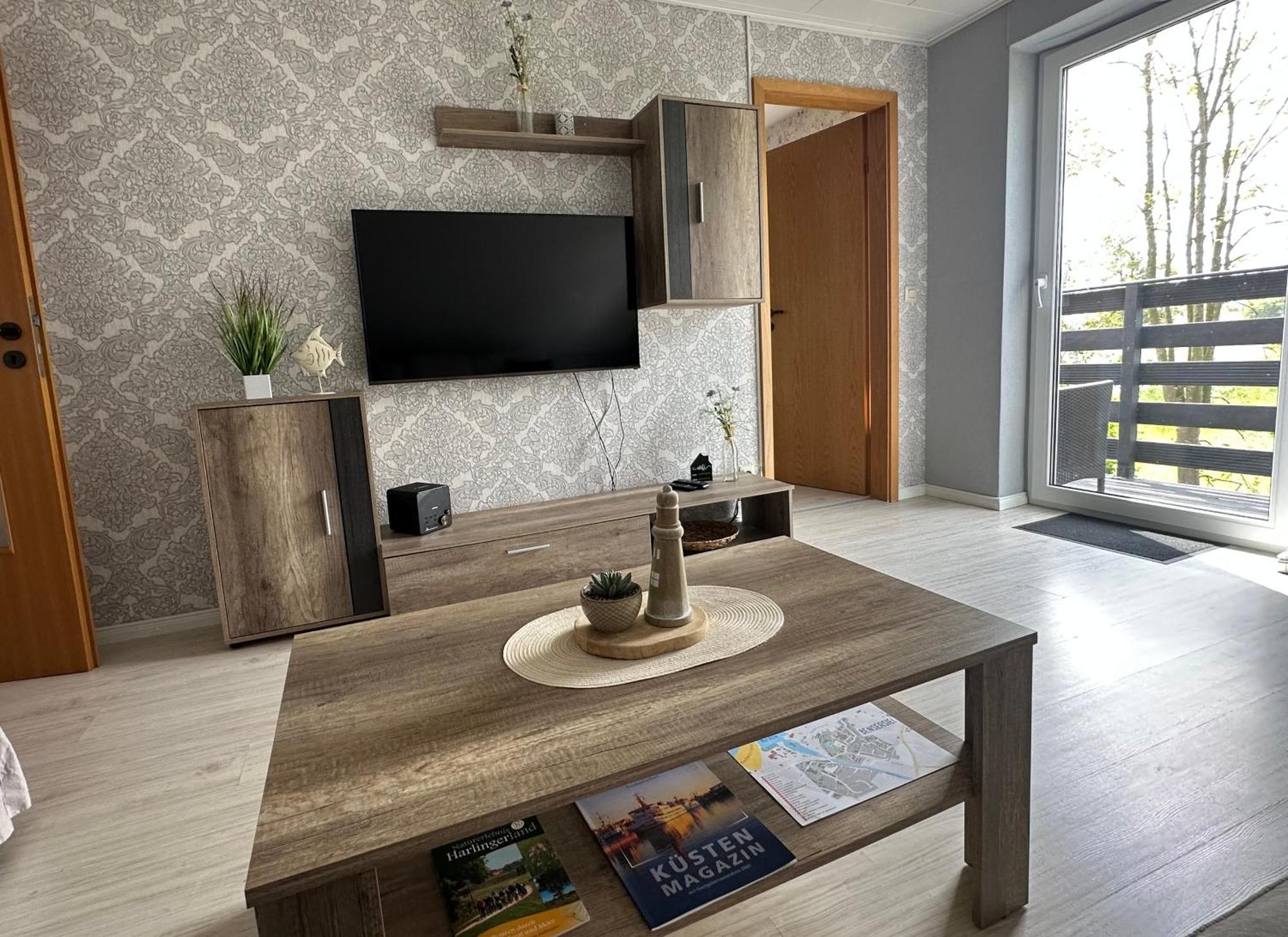 Rosenhaus Esens - Wohnung Backbord Exteriör bild